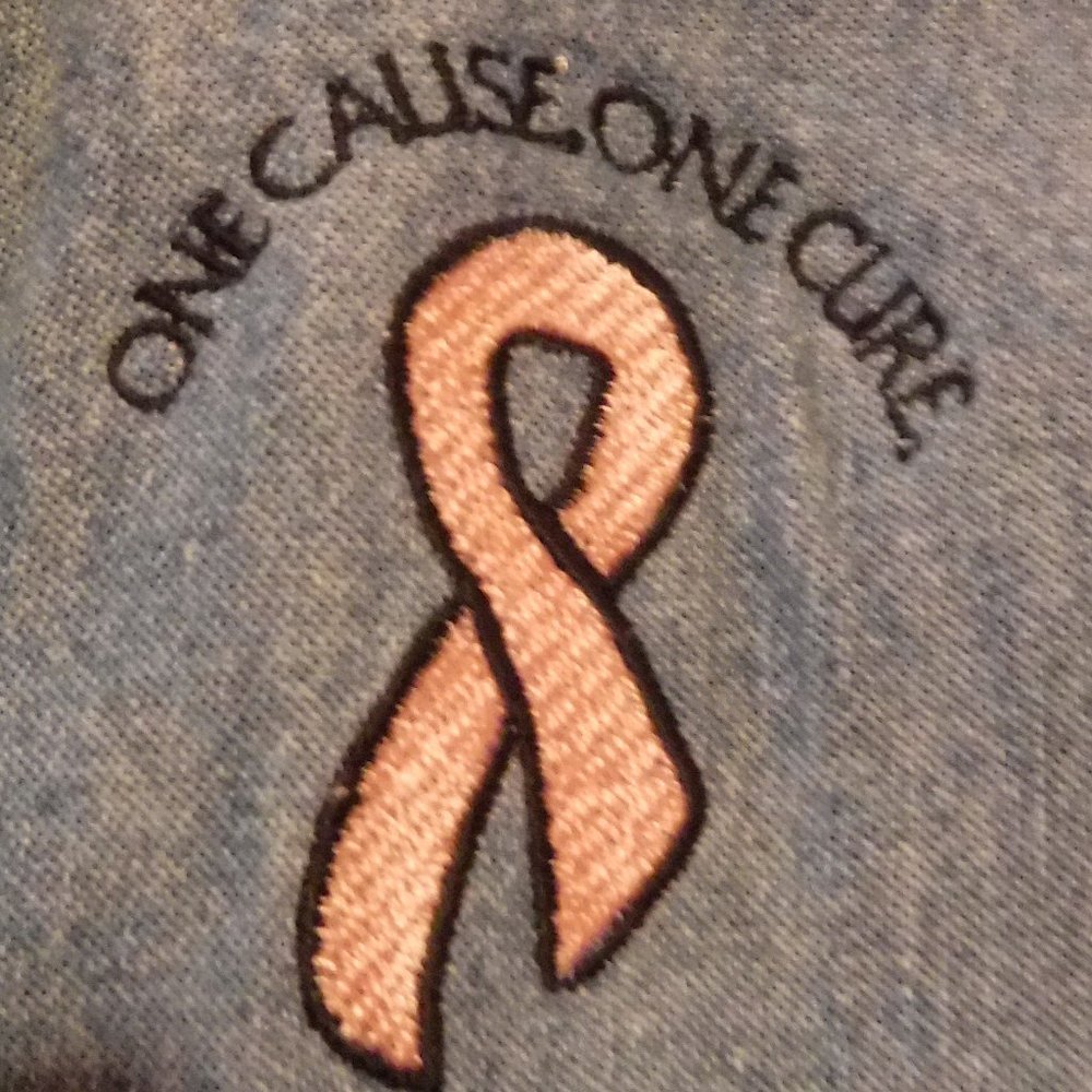 Breast Cancer Awareness Denim Shirt XL